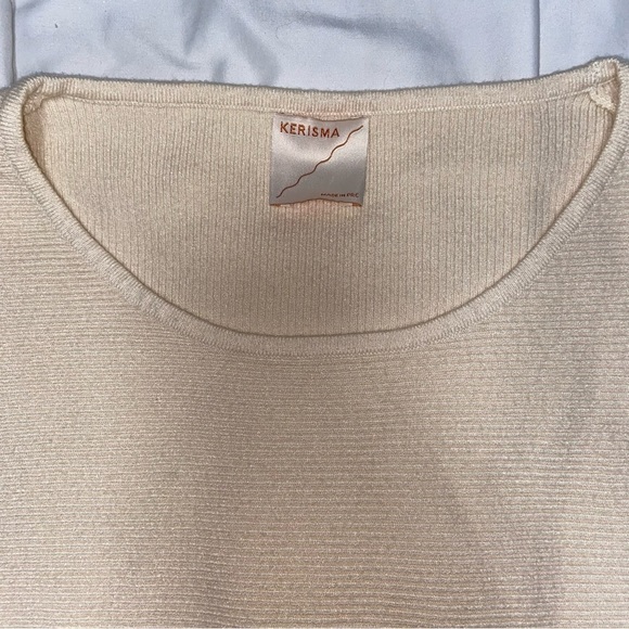 Kerisma Dolman Sweater Ivory Cream Size Small Medium Style G808 - Picture 2 of 7